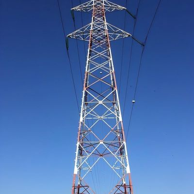 Onderstationstructuur Hoogspanningskrachttoren gegalvaniseerde elektriciteit Pylon Lijn Pol Transmissie Raster Staal Hoek Toren Te koop