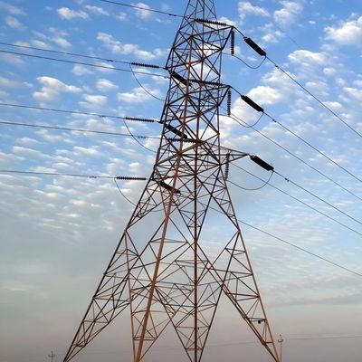 133KV gegalvaniseerde elektrische transmissie torens