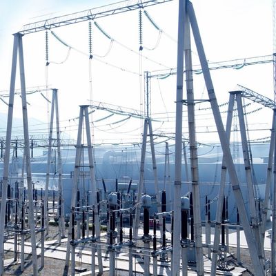 Dip gegalvaniseerd staal elektriciteit stroomtransmissie toren rooster staal toren