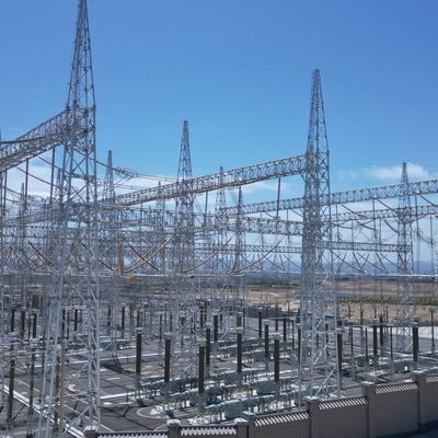 Hoek ijzer hoogspannings elektrische toren windsnelheid 30-180 km/h 132kv transmissie toren