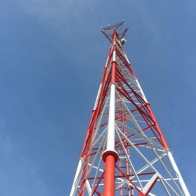 3 Leg Legged Tube Pipe Tubular Zelfhoudend Staal Hot Dip gegalvaniseerd Telecommunicatie Communicatie Cell Tower