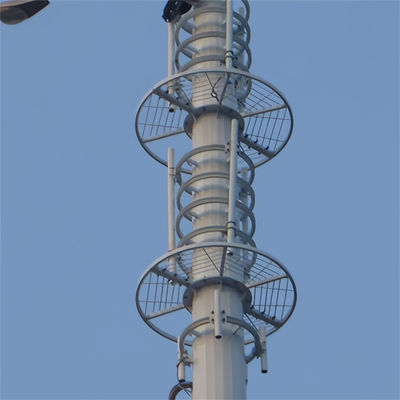 5G celbasisstation Staal Telecom Monopole toren