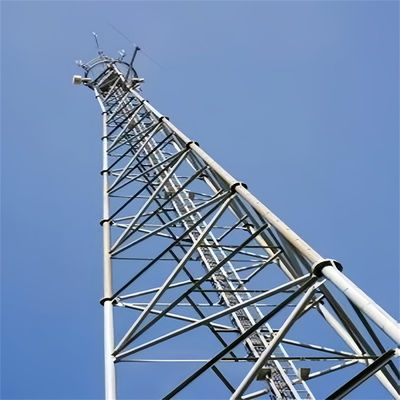 Zelfondersteunende warm-dup gegalvaniseerde digitale tv-ontvanger cel radio telecom wifi antenne driehoekige stalen mast toren