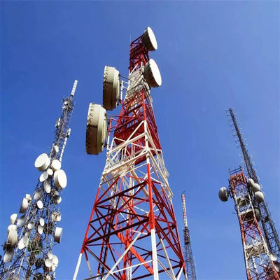 30m zelfdragende roostertoren voor communicatie GSM toren gemaakt van hoekstaal