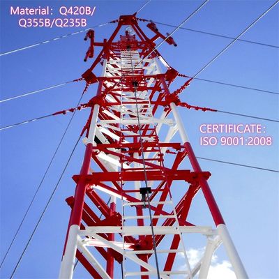 Tuikabel Mast Hoge Sterkte Staal 35m Mobiel Netwerk Suburbane Zones Windbestendig