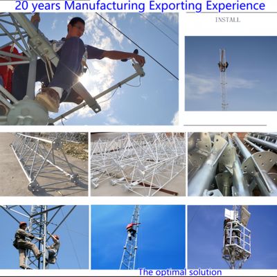 Tuikabel Mast Hoge Sterkte Staal 35m Mobiel Netwerk Suburbane Zones Windbestendig