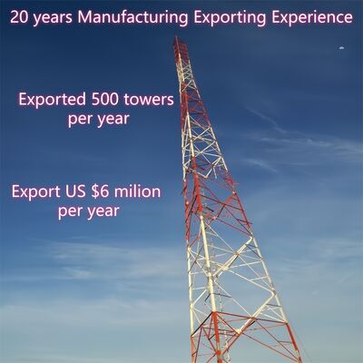 Zelfondersteunend gegalvaniseerd hoekstaal met 3 poten toren