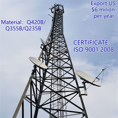 5 10 15 20 25 30 M Zelfdragend gegalvaniseerd hoekstaal 3 poten toren