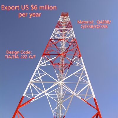 5 10 15 20 25 30 M Zelfdragend gegalvaniseerd hoekstaal 3 poten toren