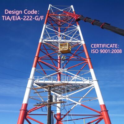 20 30 40M 3 Leg Tubulaire stalen naadloze ISP Internet 5G Wifi Bts Telecom Transmission Tower