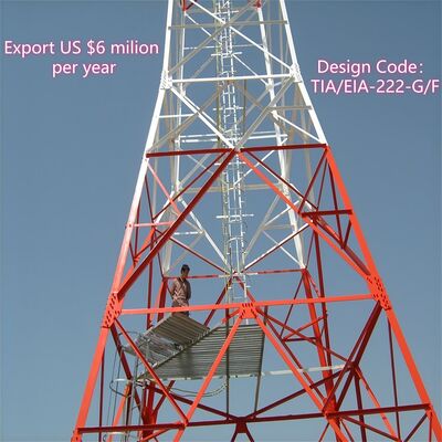 20 30 40M 4 Leg Hoekige Stalen Gitter Duurzaam 5G Wifi Cell Signal Booster Telecommunicatie Toren