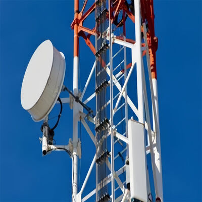 3 poten buisvormig naadloos staal 20 30 40M gegalvaniseerd 5G GSM Cdma Isp Telecom toren