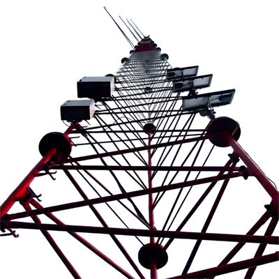 30M 55M 85M Gelast draad met 3 poten gegalvaniseerd roosterstaal 5G Wifi Isp Internet Microwave telecommunicatie signaal mast