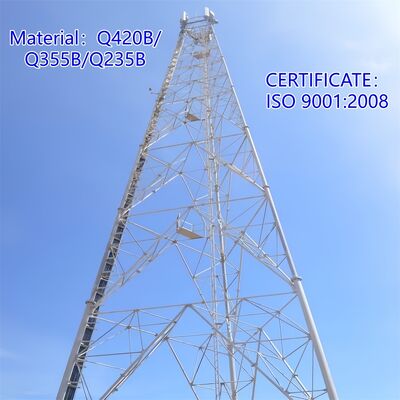 Sterke en Duurzame 3-benige Buisstalen Toren Ontworpen om te Voldoen aan Eisen van Belasting en Milieu in de Industrie