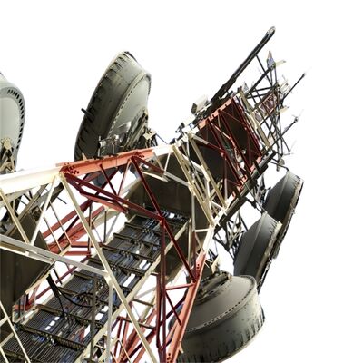 Duurzame vierbenige hoekstaaltoren met bouten, moeren en schroeven die voldoen aan de normen ISO 898 en DIN 7990 voor mechanische betrouwbaarheid