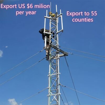 Geaffineerde draad toren ontworpen om te voldoen aan de EN 1993 3 1 ontwerp codes die de naleving van de Europese structuur staal normen