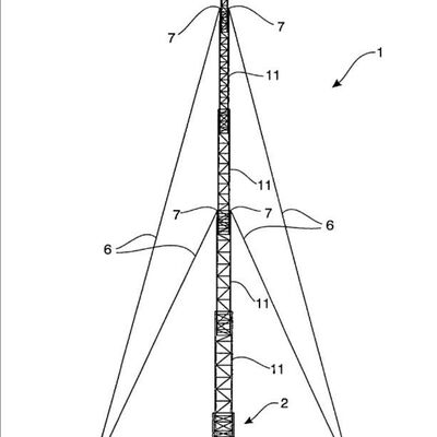 Telescopisch buisvormig gegalvaniseerd staal zelfdragend 15 20 25M 5G 4G Wifi buitencommunicatietoren