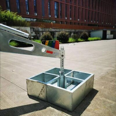 Telescopisch buisvormig gegalvaniseerd staal zelfdragend 15 20 25M 5G 4G Wifi buitencommunicatietoren