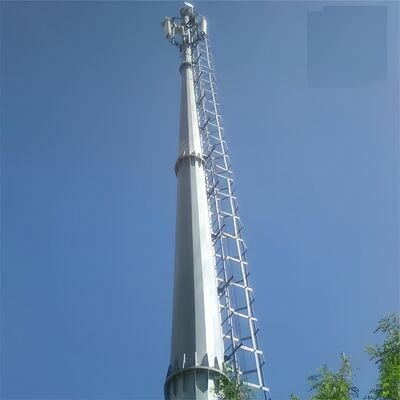 Monopole Tower telecomtoren ontworpen met een spanningssterkte van 360 tot 630 megapascal voor een grotere duurzaamheid