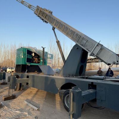 Zware Telescooptoren met Verticale Afwijking Minder Dan Eén Per Duizend Biedt Prestaties voor Communicatie- en Verlichtingstaken