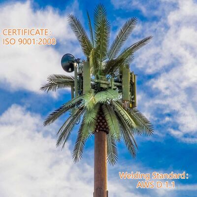 12 18 24M Gemeenschap Bionische Boom Gecamoufleerde Gegalvaniseerde Buiten 5G 4G Magnetron Communicatie Mast