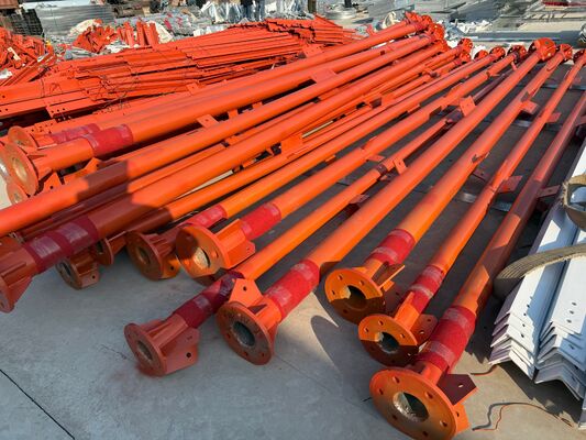 17 27 37M 3 Leg Tubulair gegalvaniseerd staal Multi Band Outdoor 5G 4G Microwave Tv Signal Communicatie mast