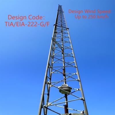 19 29 39M Multi-signaal 3-potige buisvormig gegalvaniseerd staal Zelfdragende buiten 5G 4G magnetronradiomast