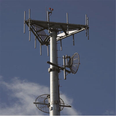 18.26.34M Stedelijk Landschap Monopole Gegalvaniseerd Staal Zelfdragende Outdoor 5G 4G Wifi Esthetische Telecom Toren