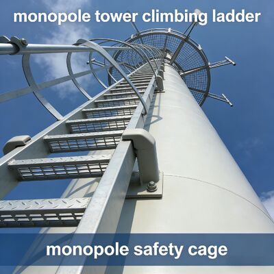 18.26.34M Stedelijk Landschap Monopole Gegalvaniseerd Staal Zelfdragende Outdoor 5G 4G Wifi Esthetische Telecom Toren