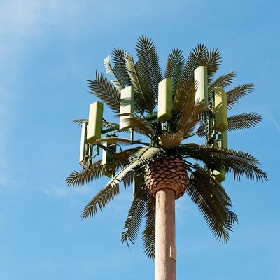 38M Bionische boomtoren gebouwd met gegalvaniseerd staal en UV-bestendige kunststoffen die duurzaamheid en corrosiebestandheid garanderen