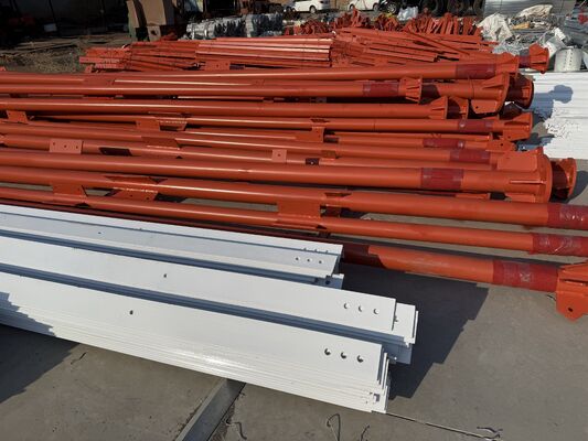 19 27 35M Heavy Duty Verzinkte 3-Potige Buisvormige Stalen Toren Telecom Mast voor Buiten 5G 4G Microgolfcommunicatie en Monitoring