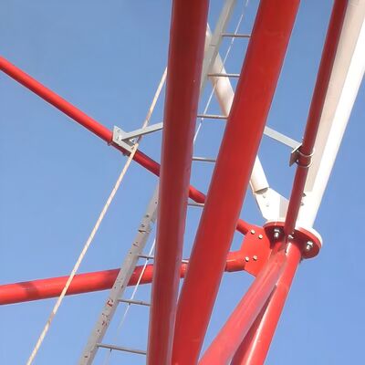 Robust 3 Legged Tubular Steel Tower Suitable for 4G 5G Microwave and Security Systems with High Tensile Steel Construction