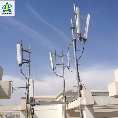 10M 20M monopole laag profiel kleine cel communicatie toren dakmontage voor 5G signaalversterking