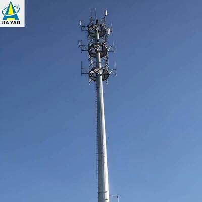 12 32M Monopole High Gain 5G millimetergolfantennetoren voor landelijke dekking over lange afstand