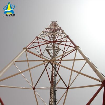 40M trillingsbestendige 3-potige buis-telecommunicatietoren voor stationcommunicatie