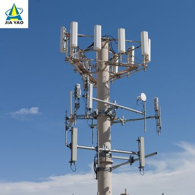 16 25 36 meter multi-sectie monopole telecomtoren eenvoudig te installeren voor pretpark
