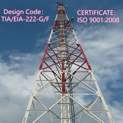 50M thermisch verzinkte afneembare toren met 3 poten, kostenefficiënt voor mijnbouwgebied Telecom
