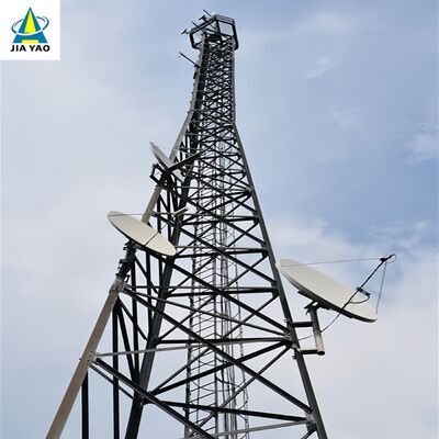 50M thermisch verzinkte afneembare toren met 3 poten, kostenefficiënt voor mijnbouwgebied Telecom