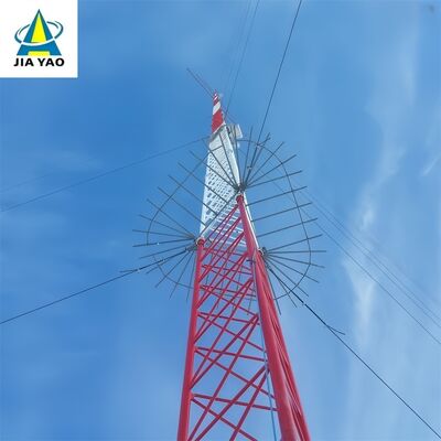 Ultrahoge afspandraadtoren voor lange afstanden voor signaaldekking in bergachtige gebieden