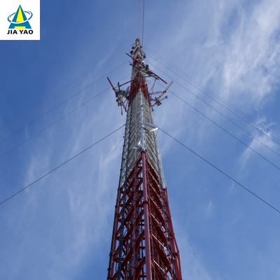 42 45M Q355 stalen getuide antennetoren Snelle implementatie voor externe mijntelecommunicatie