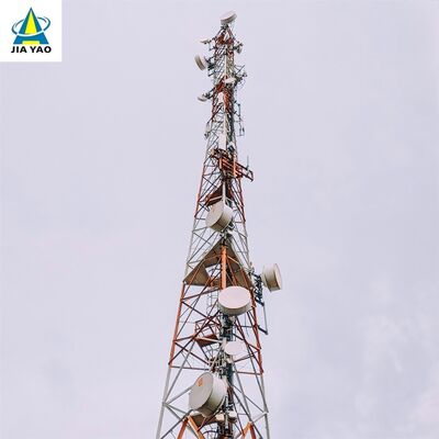 35M 46M 62Meter Q355 Stalen 3-potige Hoekstaaltoren voor Grensgebied Signaaldekking