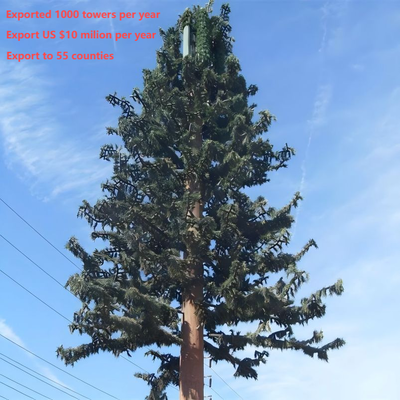 22 28 36 meter thermisch verzinkte bionische boomtelecommunicatietoren gecamoufleerd voor toeristisch toneelgebied