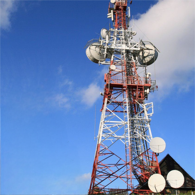 20M 30M 45M thermisch verzinkte 4-potige hoekstaaltoren voor e-commerce industrieterrein 5G