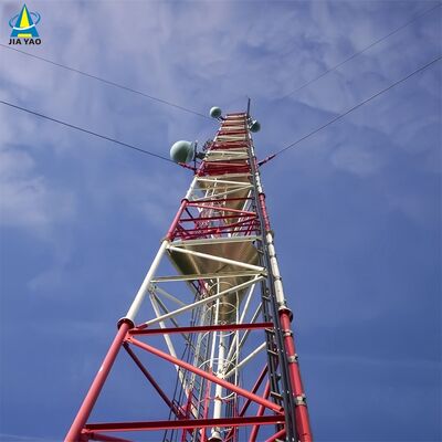 48 50 60M spanningsverstelbare getuide draadtoren voor signaaldekking van graslandweiden