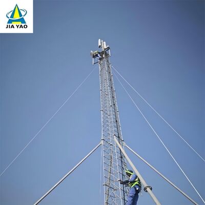 32 45 50M Q355 Staal Guyed Antenne Toren Voor Boswachter Station Communicatie