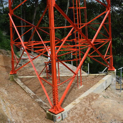 38 52 58M pre-assembleerde de 3-potige Toren van het Hoekstaal Korte Doorlooptijd voor Mijnbouwgebiednetwerk