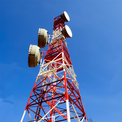 30M thermisch verzinkte 4-potige hoekstaaltoren Multi-operator voor macrostation in de voorsteden