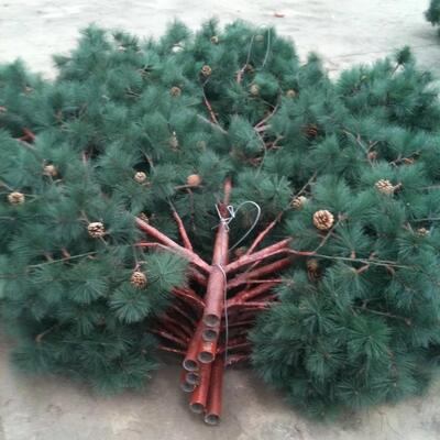 15-45M tropische stijl bionische palmboom camouflage communicatietoren voor kustresort signaaldekking 30 jaar gegalvaniseerde stalen kern en UV-bestendige bladeren