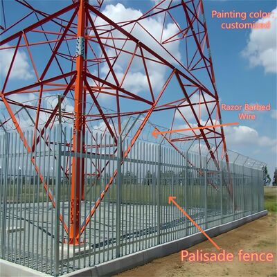 Robuuste 4-potige hoekige stalen roostertoren met geoptimaliseerde draagstructuur voor landelijke telecominfrastructuur ANSI/TIA-222-G standaard