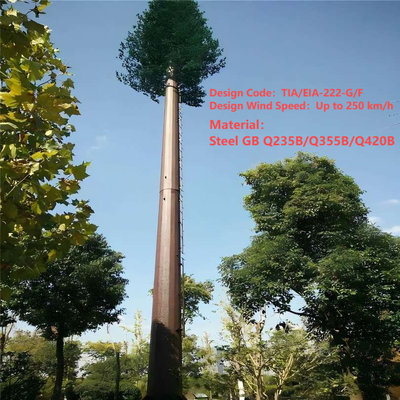 5 10 15 20 25 30 35 40 45 50 55 60 M Meter Radio Magnetron Antenne Mast Telecom Vermomde Mobiele Telefoon Torens Bionische Boom Toren